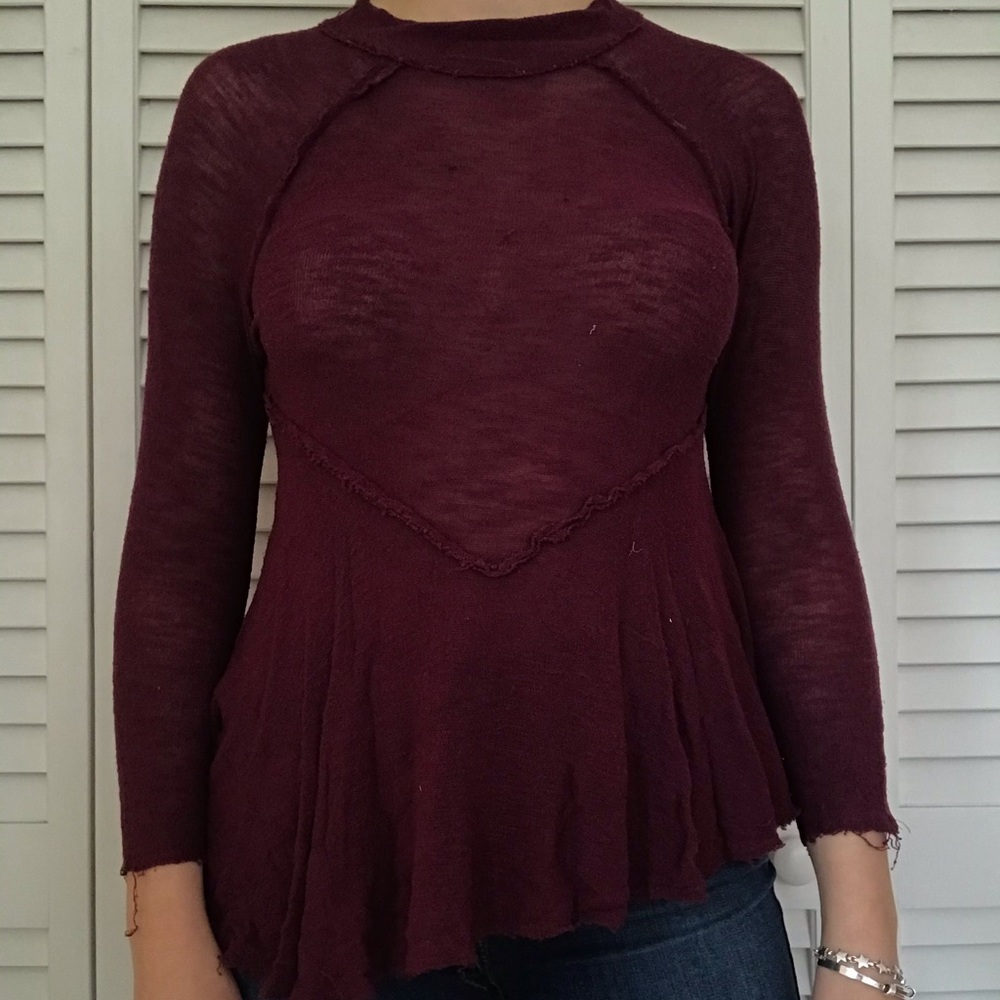 Free people mock turtle neck